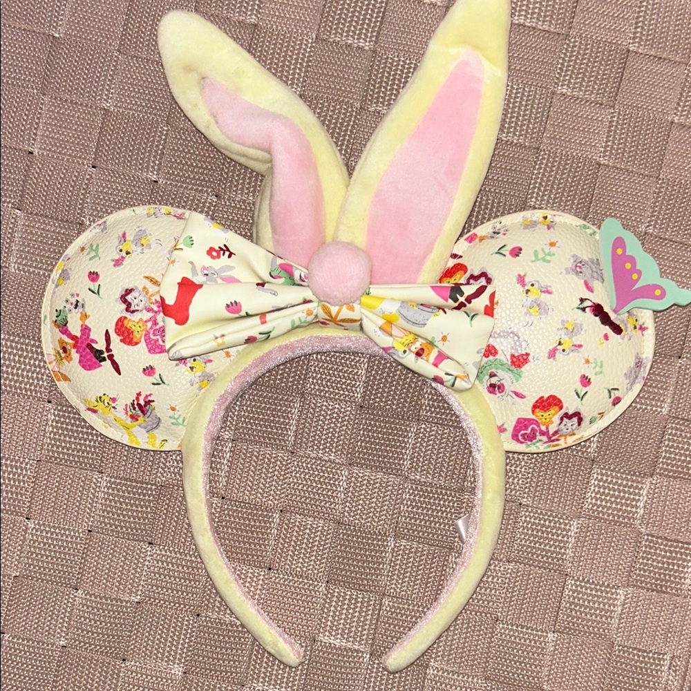 Disney Easter Floral Bunny Ear Headband- all Disney bunny characters